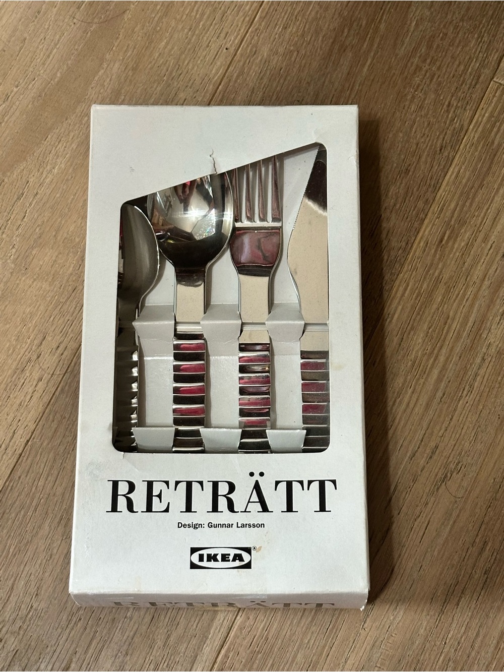 Rare Vintage IKEA Reträtt Cutlery Set | Brand New, Never Used. Post modern